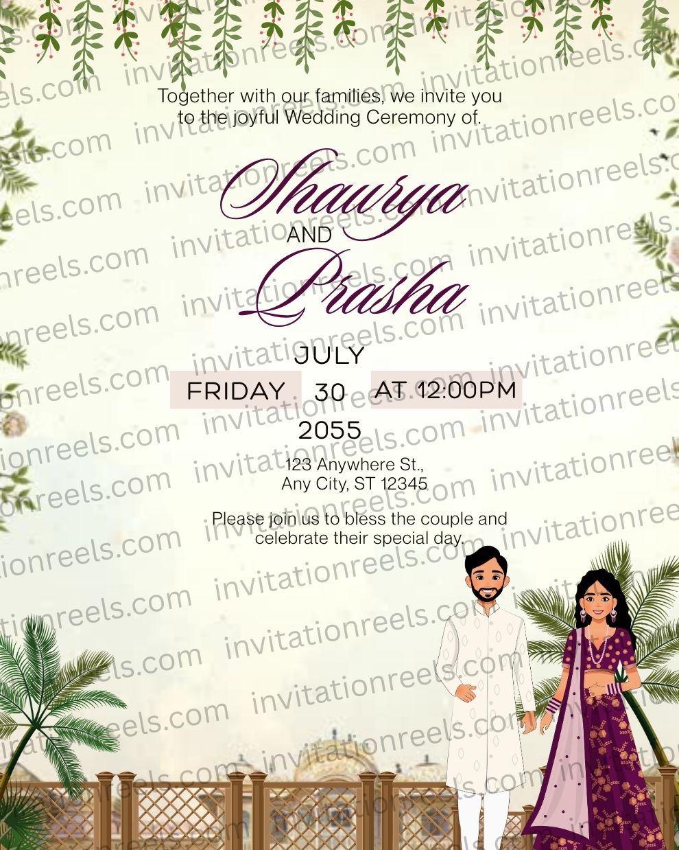 Buddhist Wedding Invitation Video 