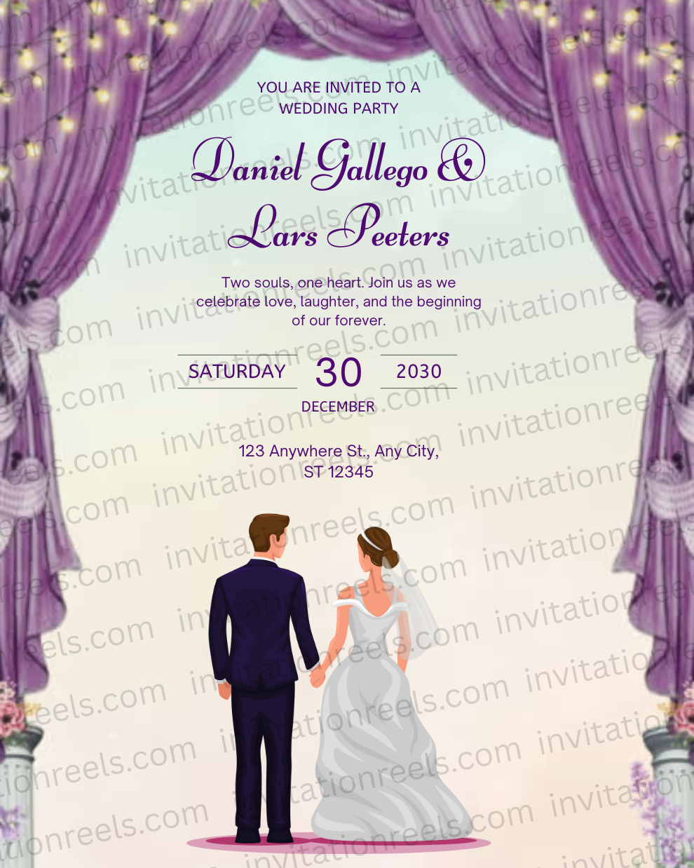 Christian Wedding Invitation Video 