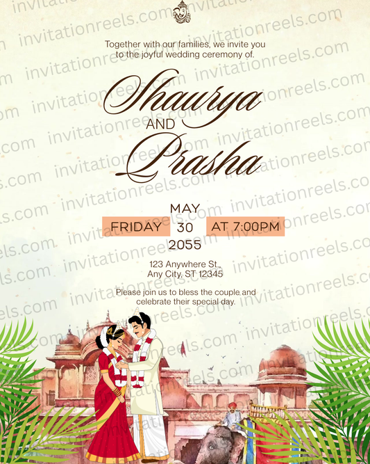 Customized Wedding Invitation Video 