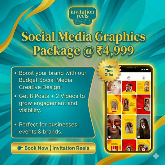 Social Media Graphics Package | Budget Social Media Creative Design  | 8 Posts + 2 Videos 