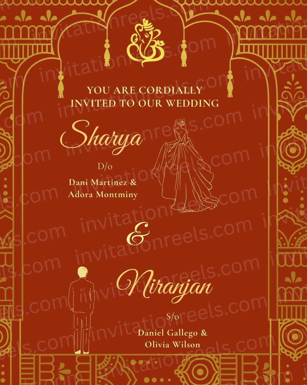 Hindu Wedding Invitation Video 